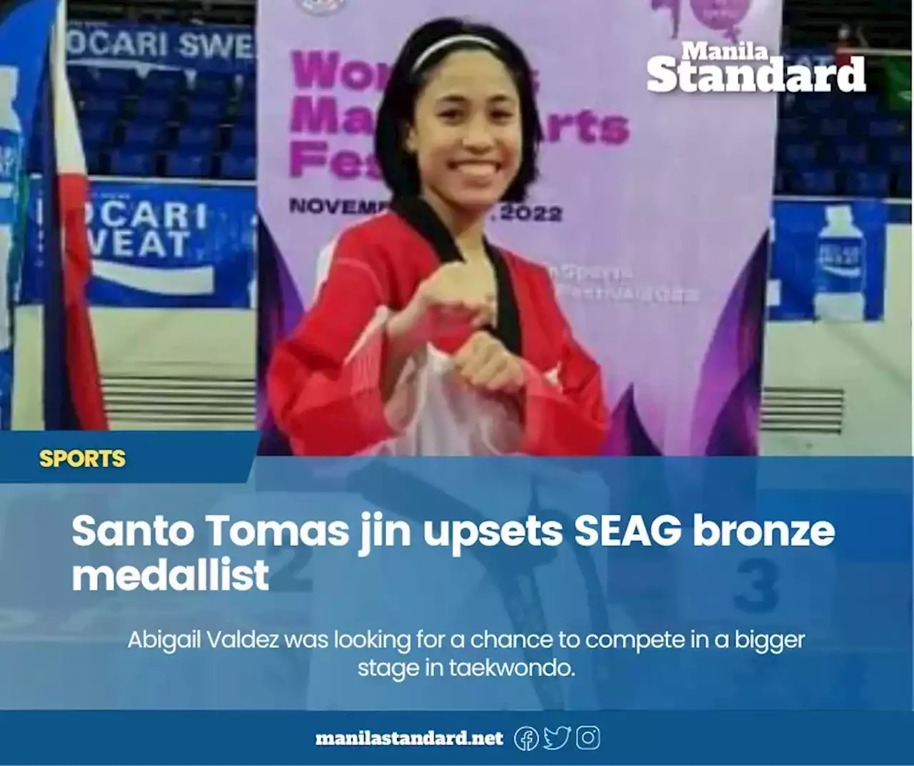 Santo Tomas jin upsets SEAG bronze medallist