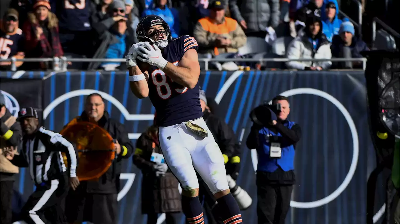 Bears' Cole Kmet Averaged Third-Most Separation Yards in Week 10