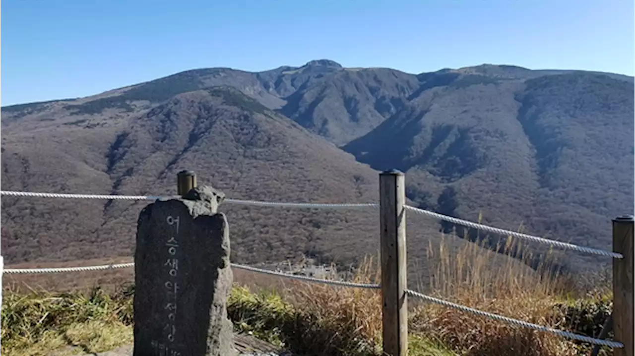 한라산 파노라마뷰 여기에서 찍으세요