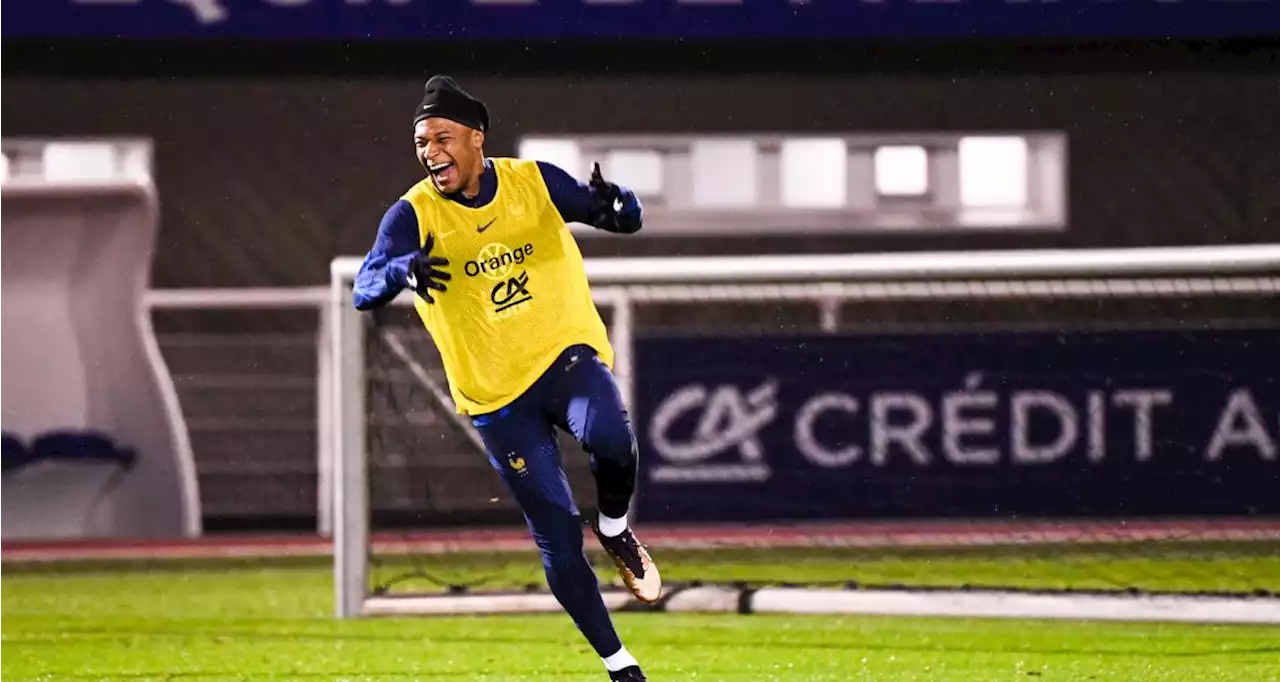 Equipe de France : la magnifique volée de Mbappé à l'entraînement (vidéo)