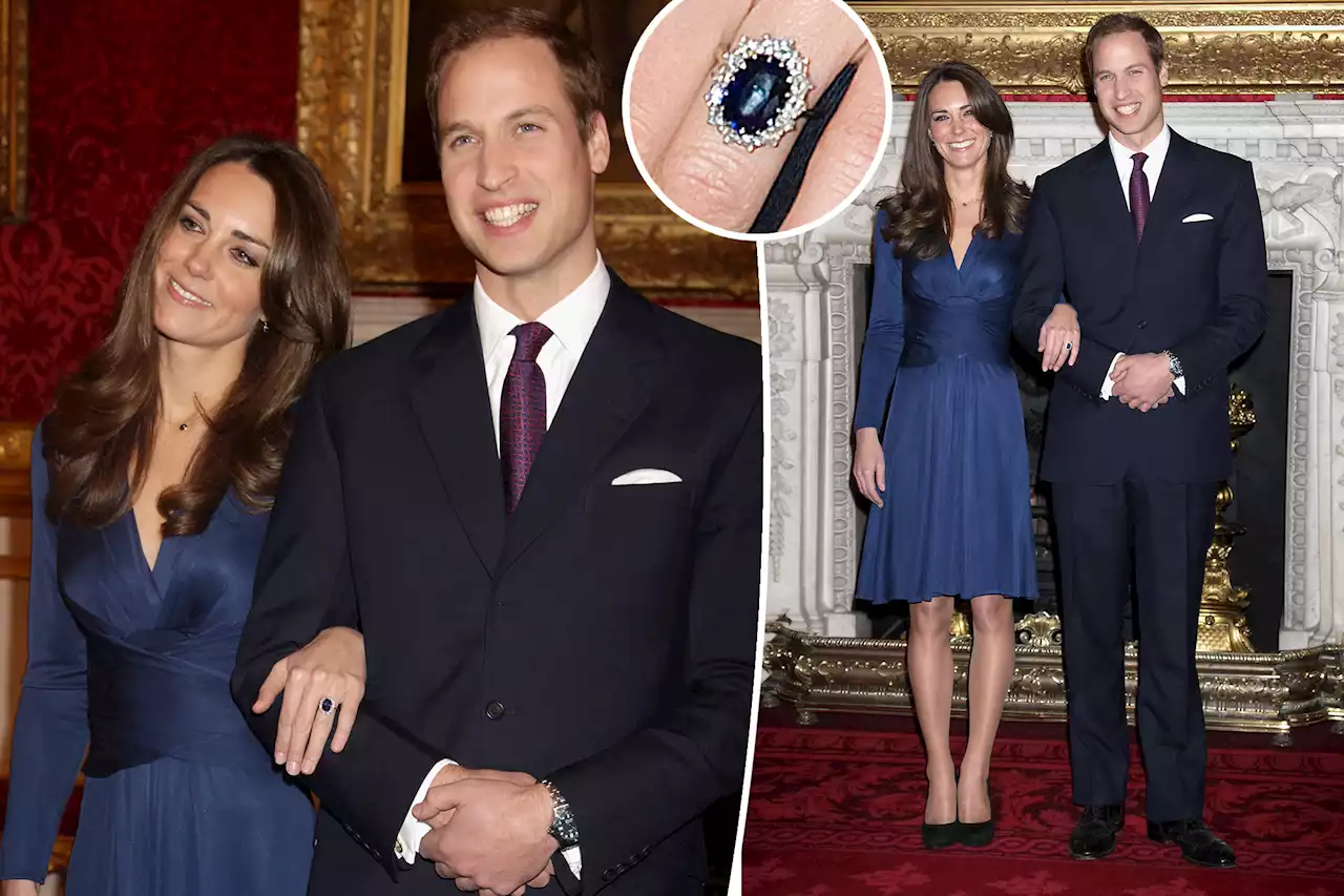 The story behind Kate Middleton and Princess Diana’s sapphire engagement ring