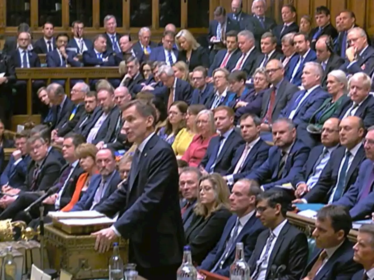 Live: Chancellor delivers his autumn statement as UK is ‘now in recession’