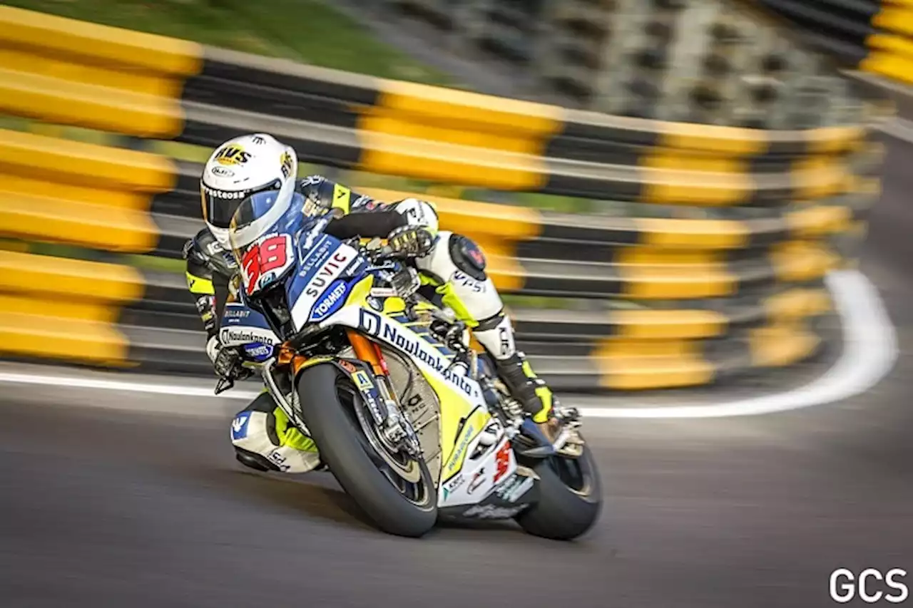 Macau, FP: Datzer (3.), Trummer (4.) und Maurer (7.)