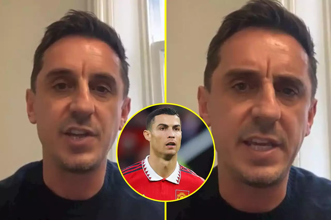 Neville insists Ronaldo has no future at Man United but will still shake his hand