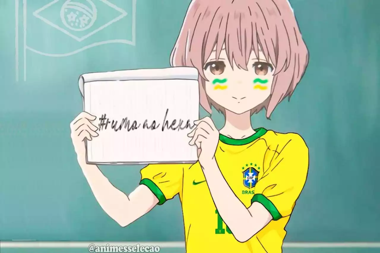 Como seriam os personagens de anime na Copa do Mundo 2022?