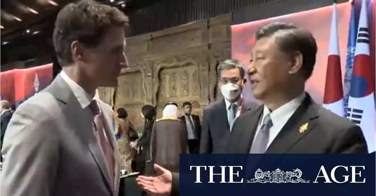 China’s Xi confronts Canada’s Trudeau at G20 over media leaks
