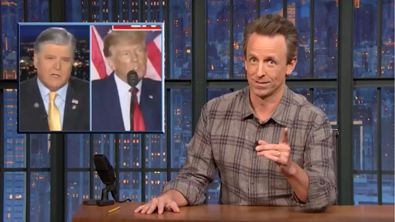 Seth Meyers Mocks Trump for Getting Snubbed by Fox News