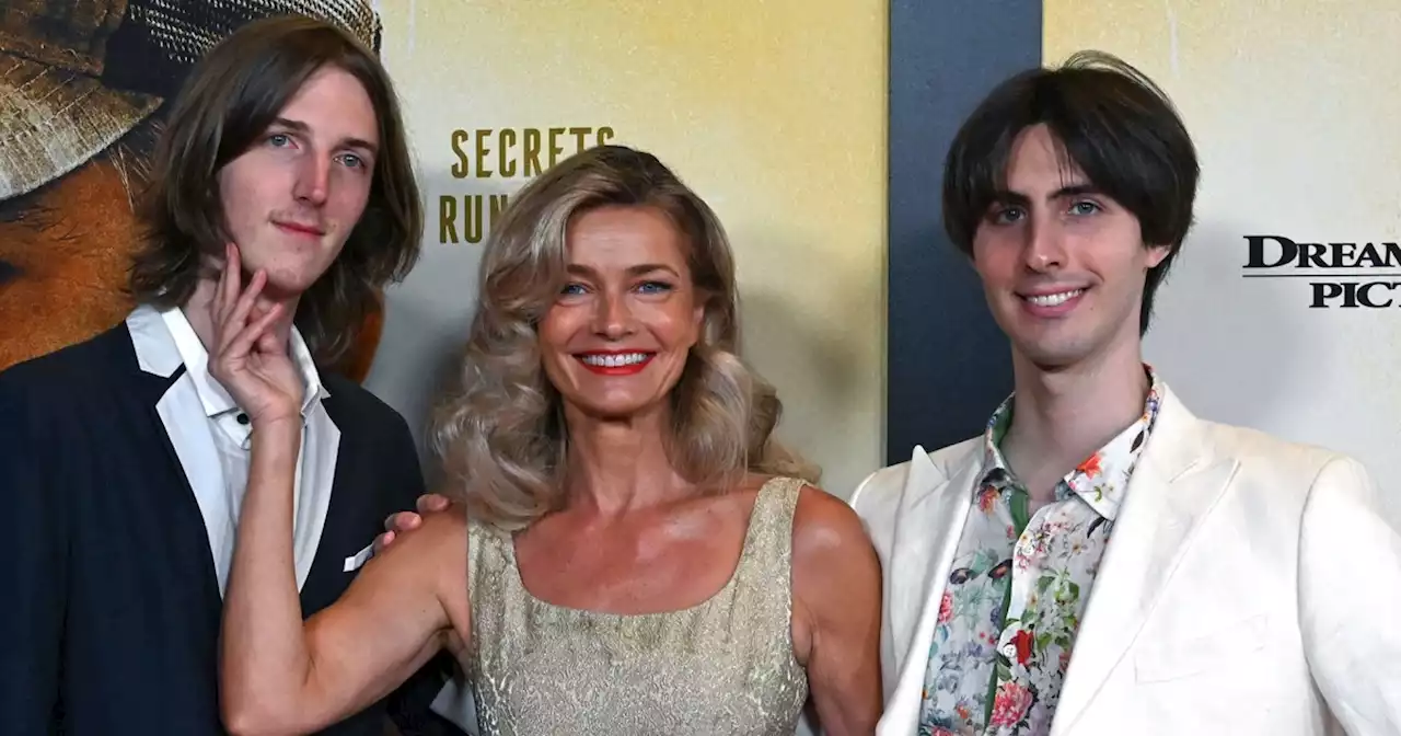 Paulina Porizkova's sons share a surprise message to mom: You're 'astounding'