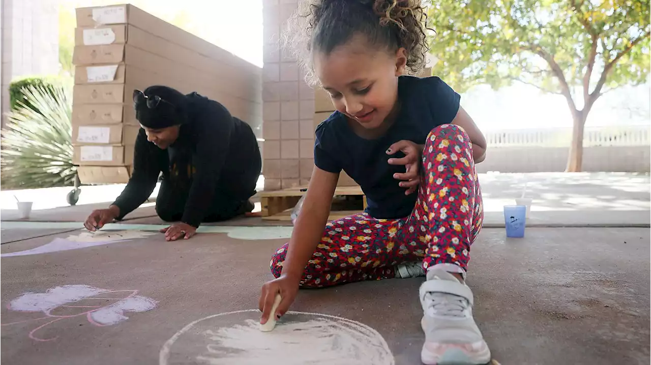 Photos: The Chalk Art Marathon returns to Tanque Verde Elementary School