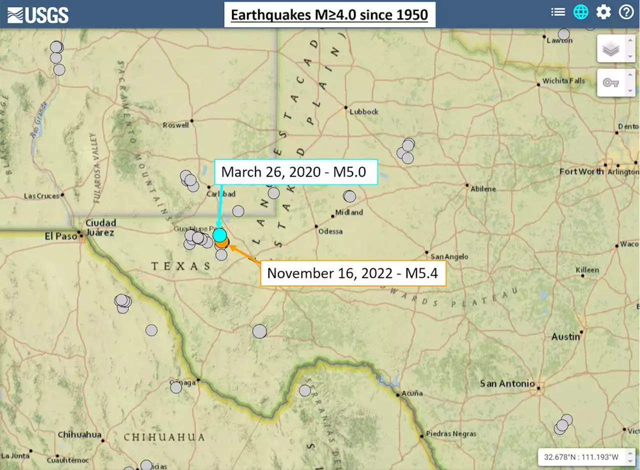 The induced Mw 5.0 March 2020 west Texas seismic sequence | U.S. Geological Survey