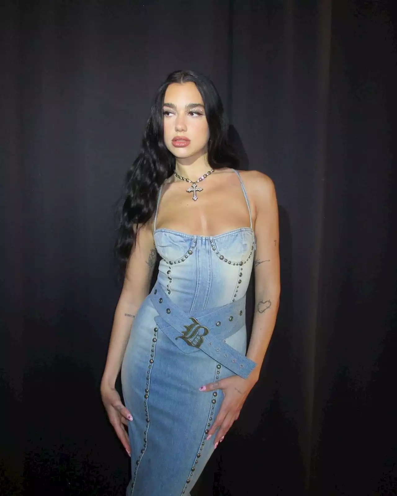 Dua Lipa Channels Britney Spears' Famous Denim Dress