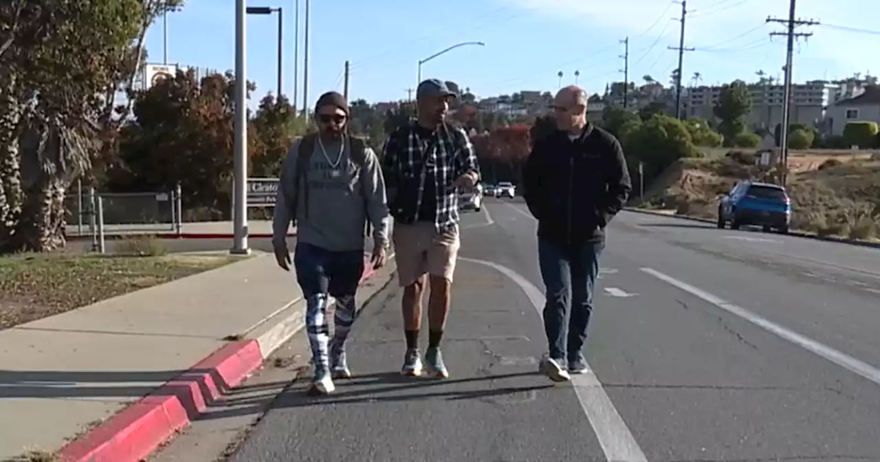 'For me, it's personal': San Diego man walks 125 miles for foster youth