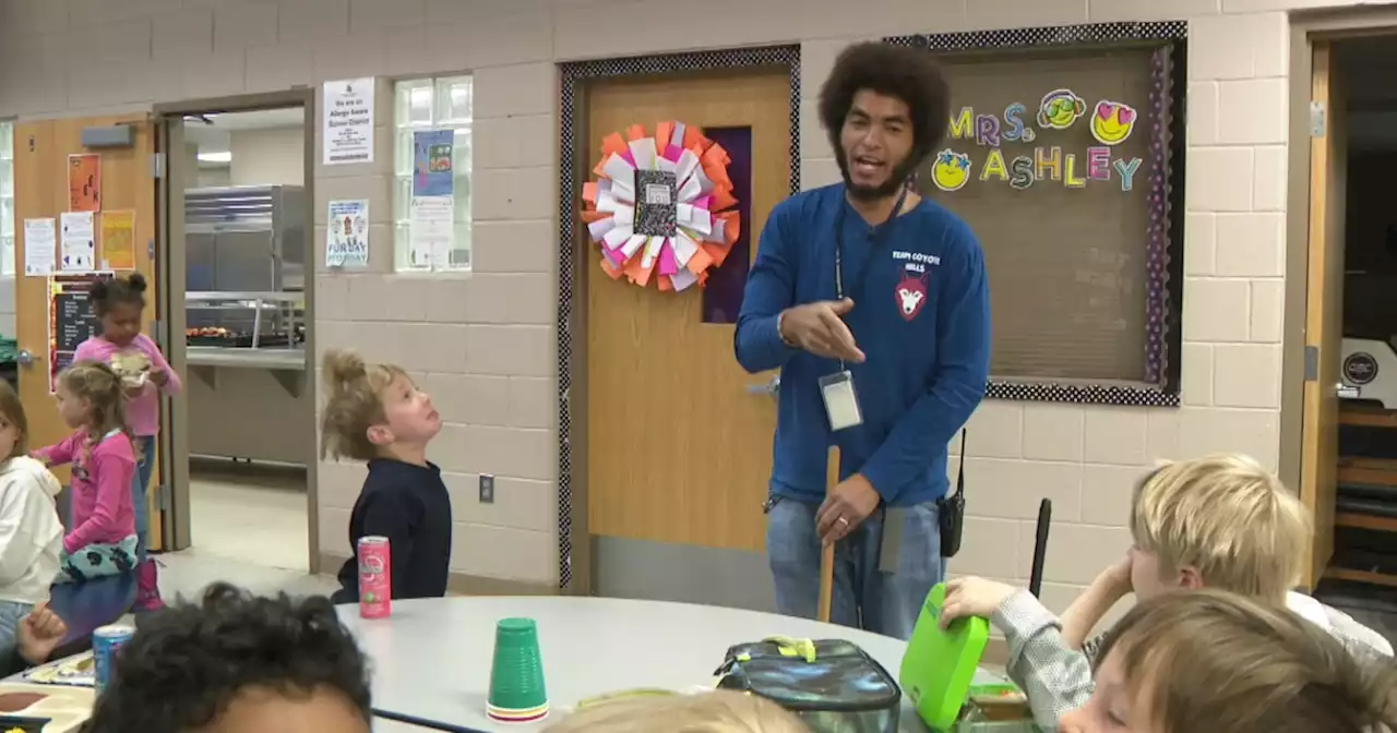 Rapping janitor entertains and inspires students in Colorado