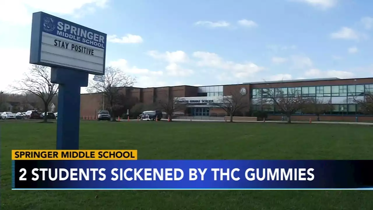 Two 8th graders taken to hospital after ingesting marijuana gummies at school