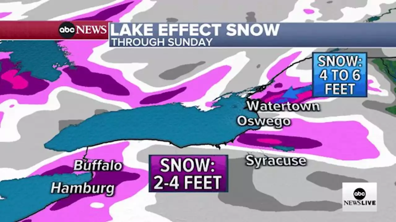 At least 5 feet of lake-effect snow forecast for Buffalo, New York