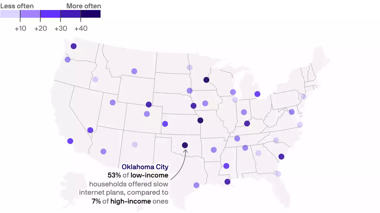 Des Moines' low-income areas offered slower internet for higher costs