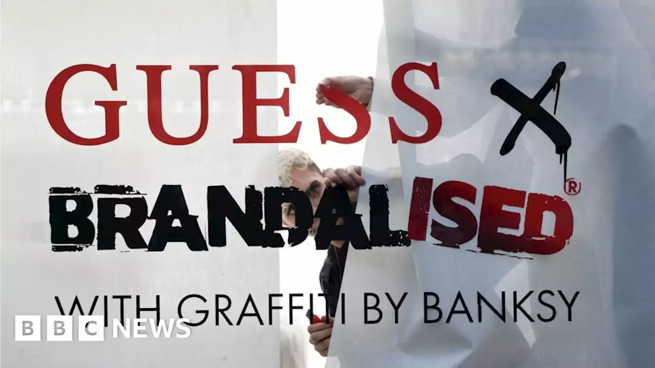 Banksy accuses clothing brand Guess of stealing artworks