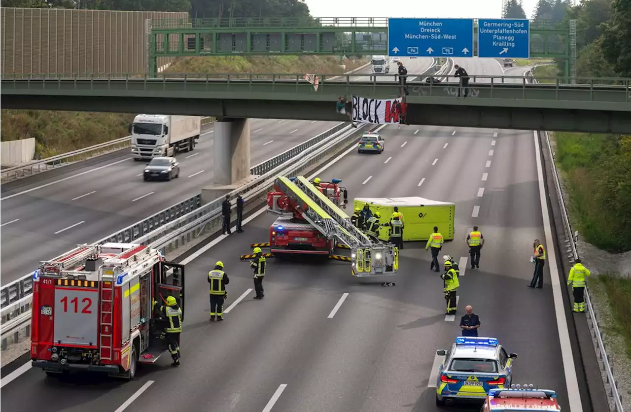 Abgeseilt auf der A96: Anklage gegen Klimaaktivisten zugelassen