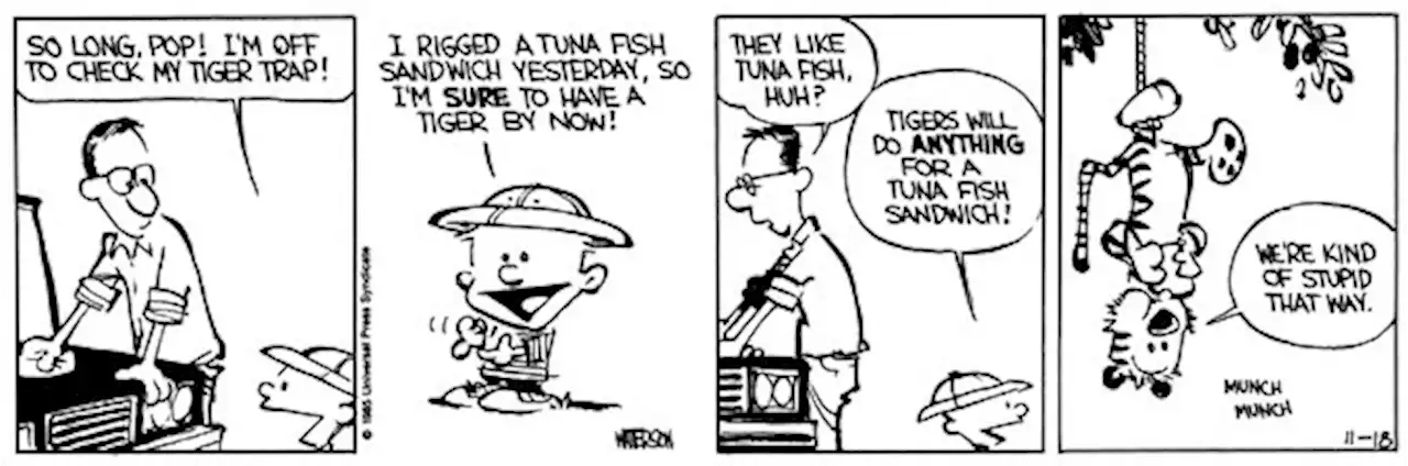 Today in History: November 18, ‘Calvin and Hobbes’ was first published - BusinessMirror