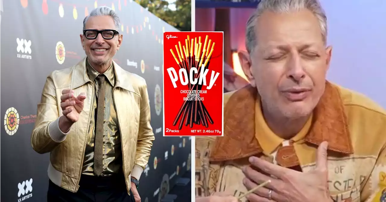 Jeff Goldblum Just Tried Pocky For The First Time, And People Are Obsessed With His Reaction