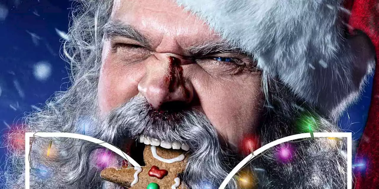 David Harbour Takes a Bite Out of Christmas in New 'Violent Night' Poster [Exclusive]