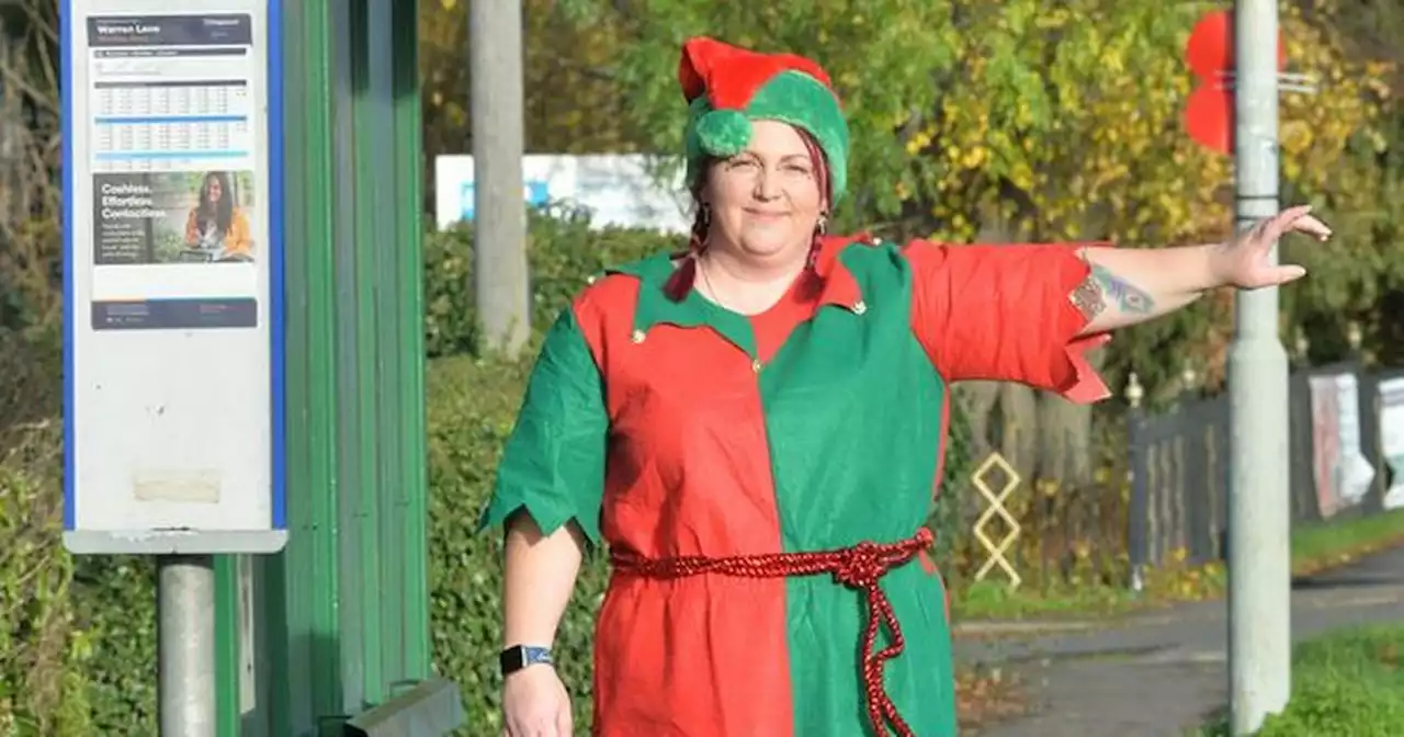 Christmas-loving mum wears elf costume 24 hours a day to raise money for charity