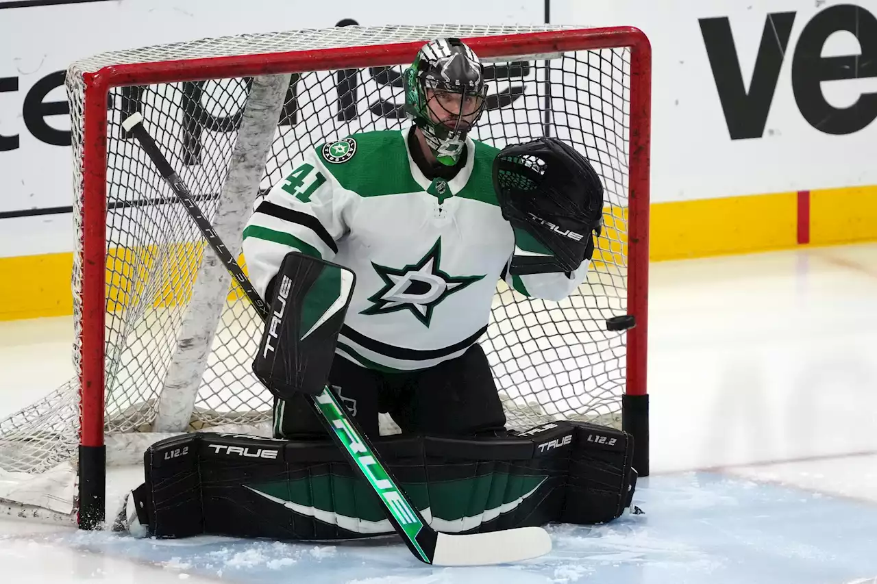 Dallas Stars goaltender Scott Wedgewood leaves Thursday's game on stretcher - Daily Faceoff