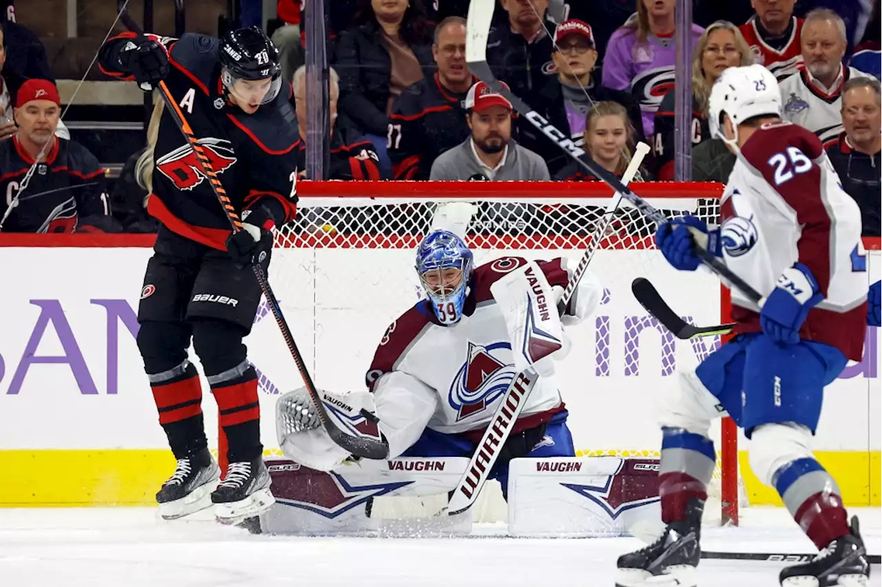 Pavel Francouz delivers remarkable performance in Avalanche overtime win over Hurricanes