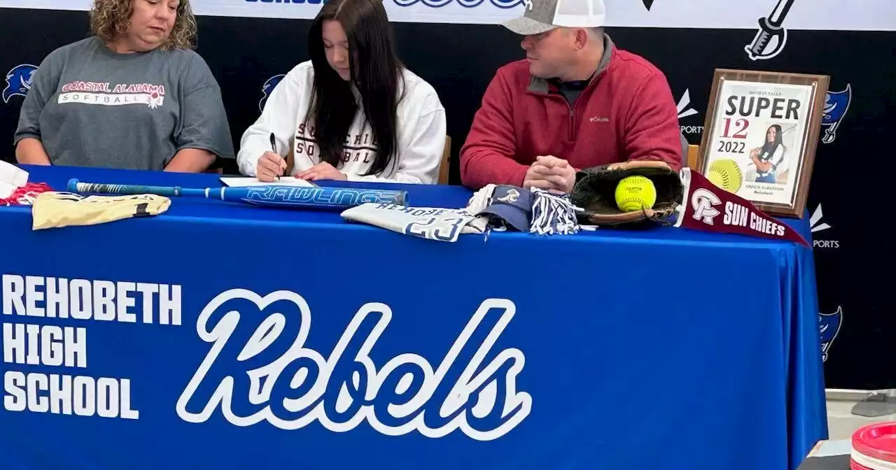 Rehobeth softball player Gracie Alberson signs with Coastal Alabama South