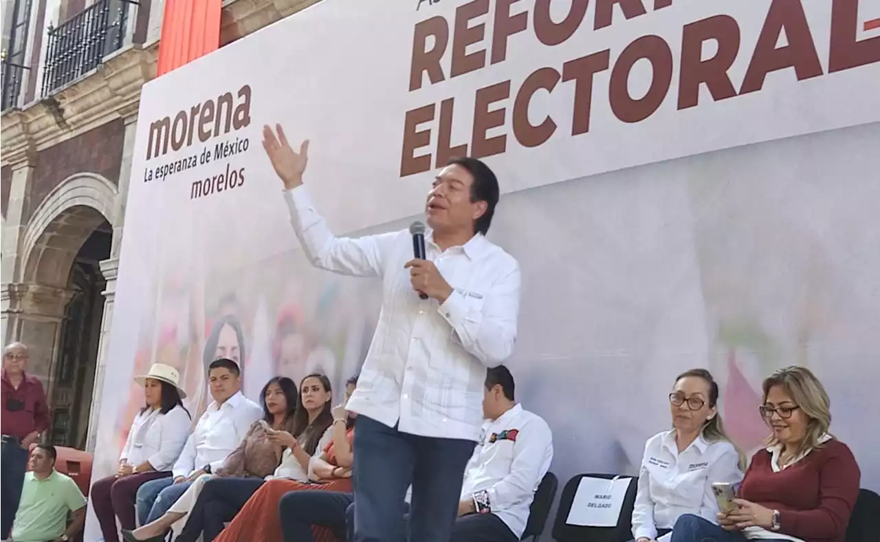 Delgado llama traidores a diputados de Morena que votaron un paquete económico diferente al del gobernador de Morelos