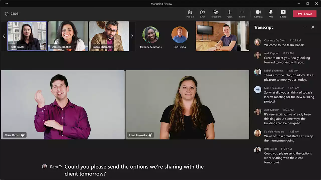 Microsoft Teams makes it easier to host meetings using sign language | Engadget