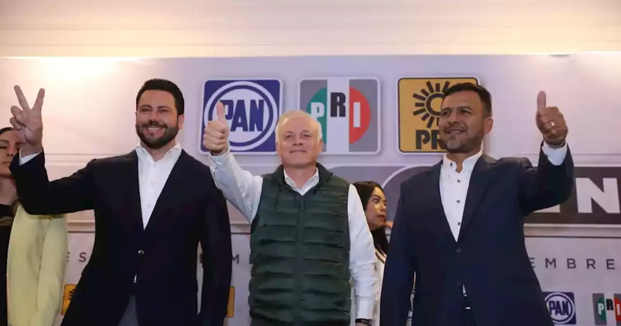 PAN, PRI y PRD de Edomex confirman coalición para gubernatura en 2023