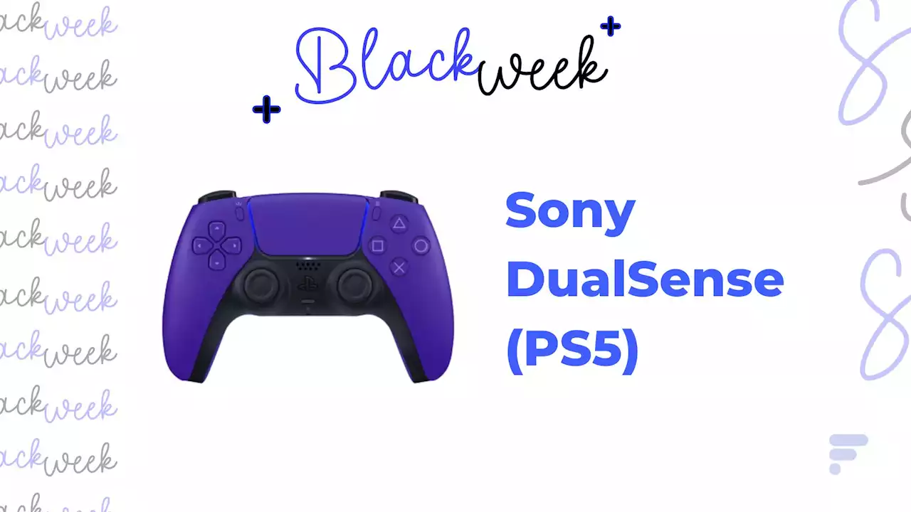 La manette DualSense PS5 Violet Galactic est à -33 % durant le Black Friday