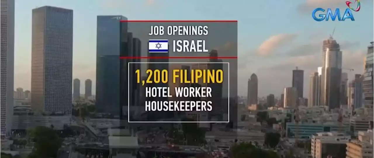 Over 1,200 jobs available for Filipinos in Israel