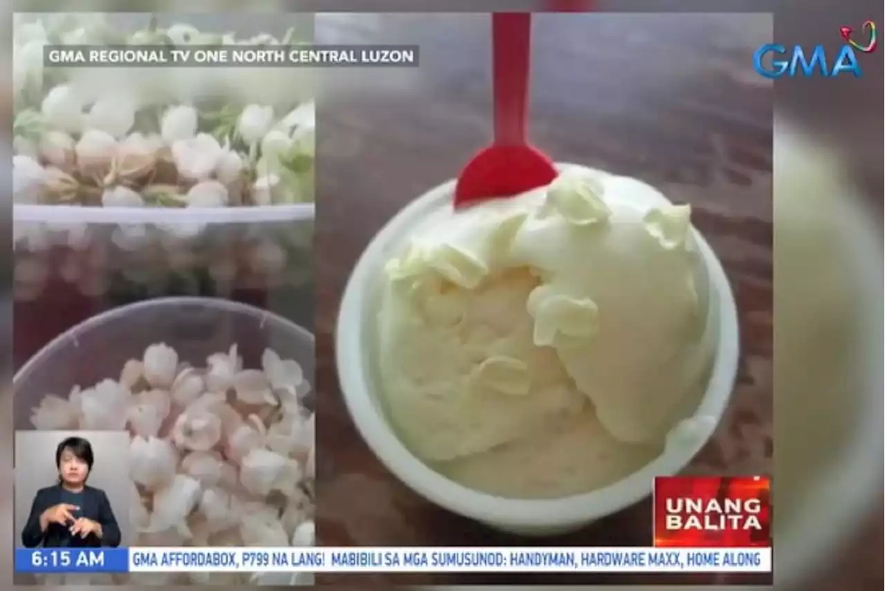 Sampaguita flavored ice cream, binabalik-balikan sa Manaoag, Pangasinan