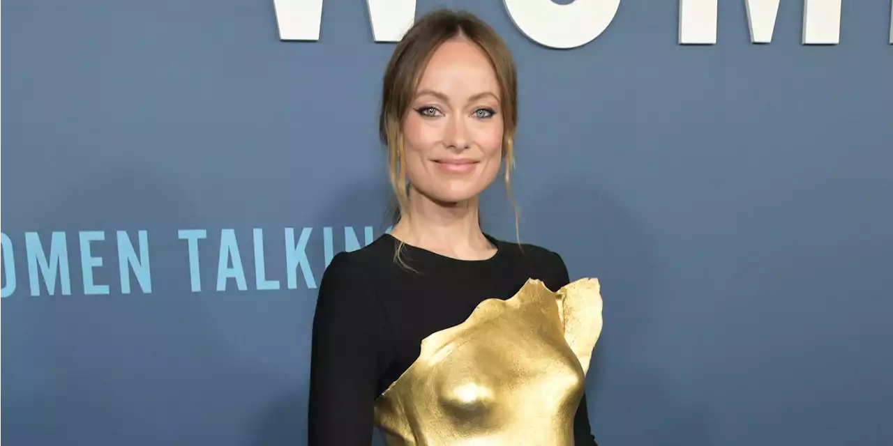 Olivia Wilde’s Golden Schiaparelli Gown Is a Work of Art