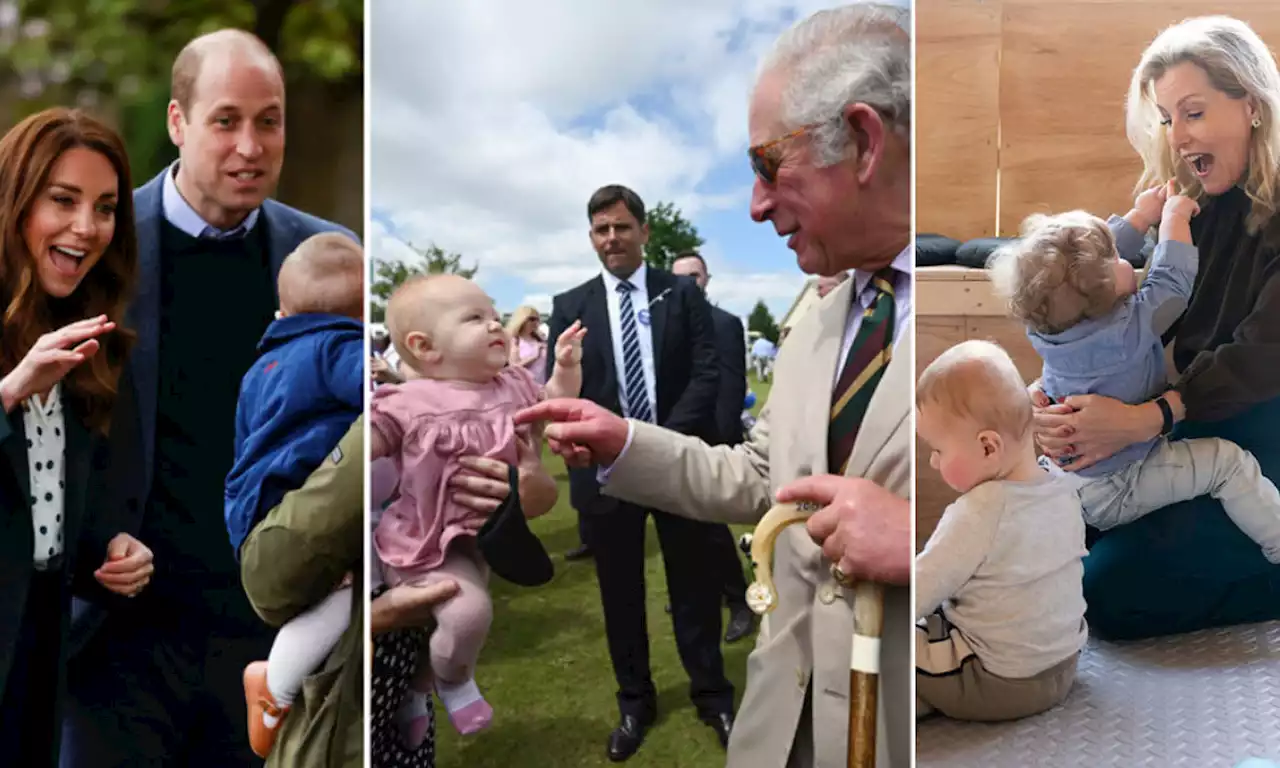 10 heart-warming photos of royals cooing over babies - from Princess Kate to King Charles