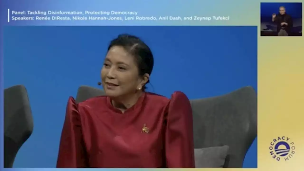 Robredo discusses PH fight vs disinformation at US forum: We made a lot of mistakes