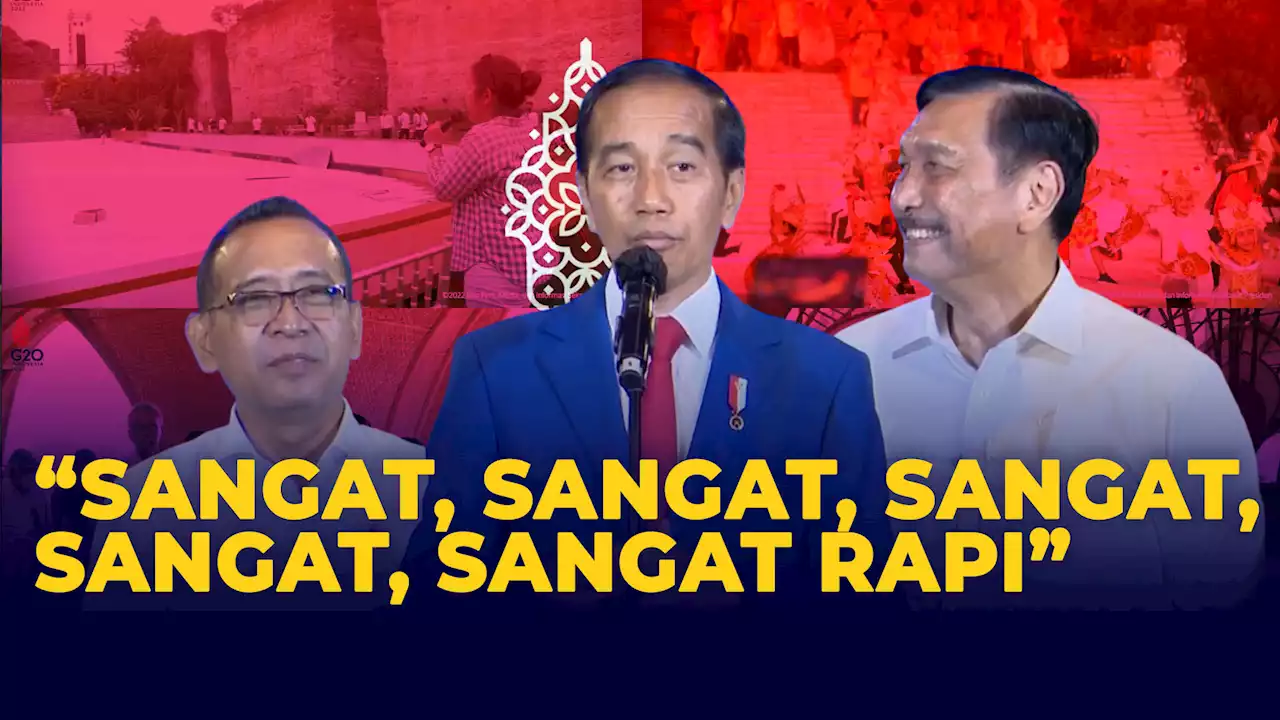 [FULL] Ucapan Terima Kasih Jokowi untuk Jajaran Panitia KTT G20: Sangat Sangat Rapi