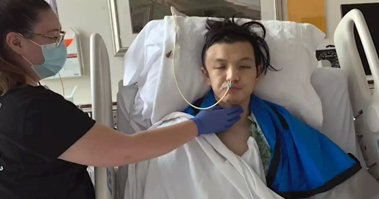 Young Bay Area man struggles back to health after suffering rare stroke