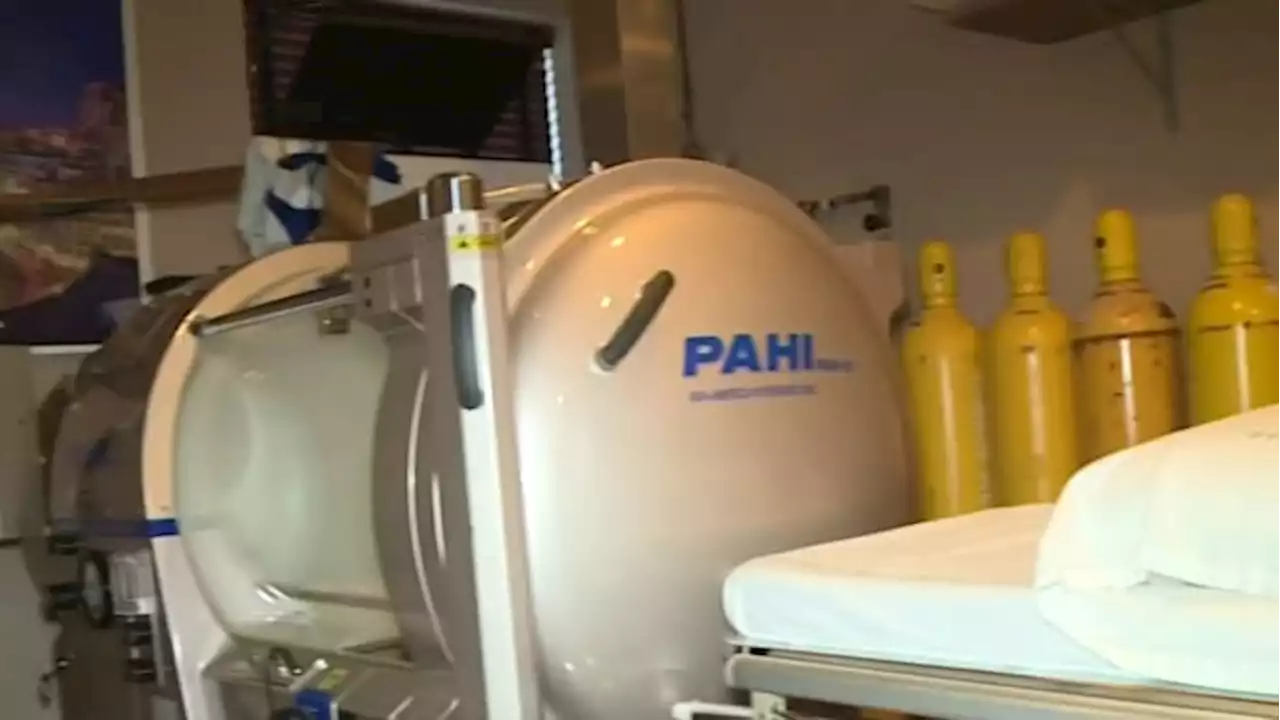 Hyperbaric oxygen chamber used to treat COVID long-haulers