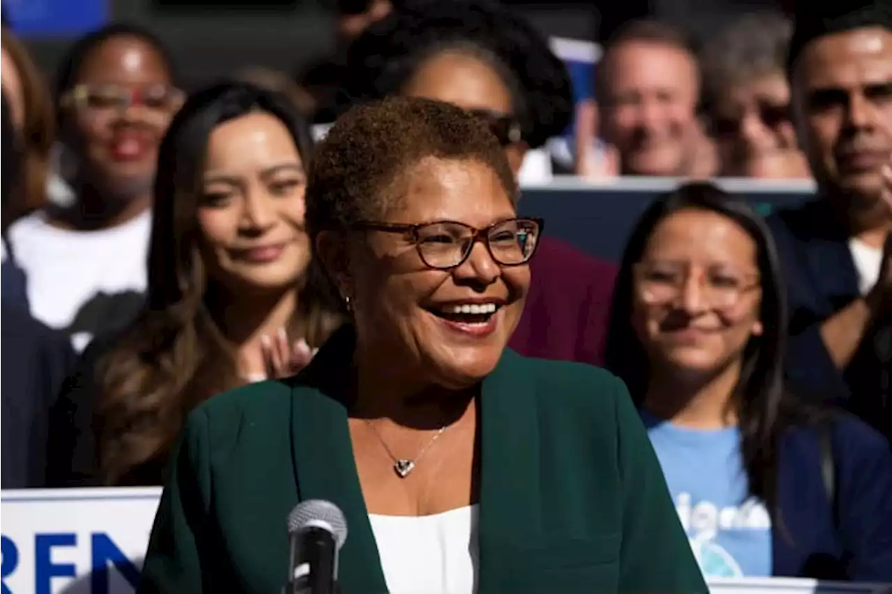 In ailing LA, Mayor-elect Karen Bass promises unity, change