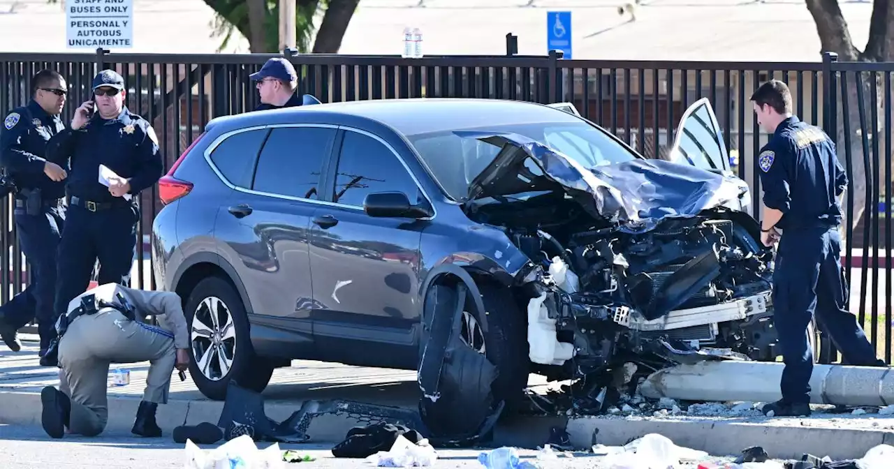 Driver In Whittier Car Crash That Injured 25 Sheriff And Police Recruits Is Under Arrest