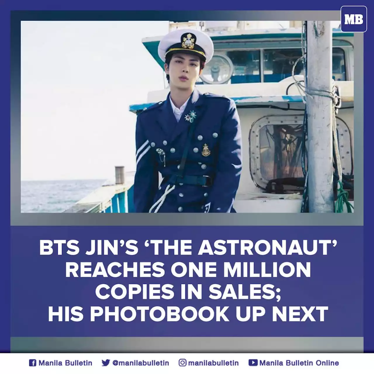 BTS Jin’s ‘The Astronaut’ reaches one million copies in sales; his photobook up next