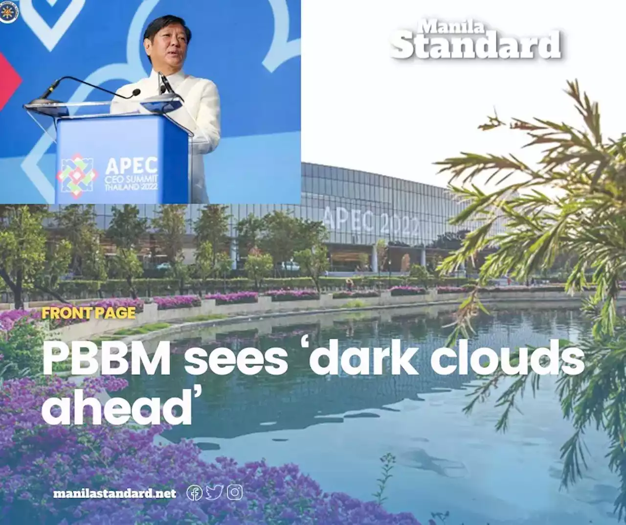 PBBM sees ‘dark clouds ahead’