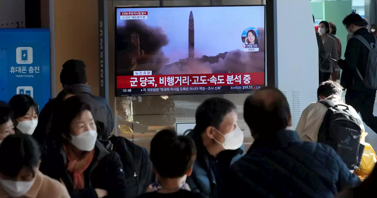 North Korea fires suspected ICBM, its second this month