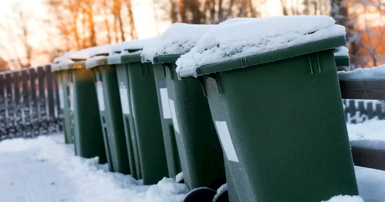 Christmas 2022 bin collection days for Northamptonshire