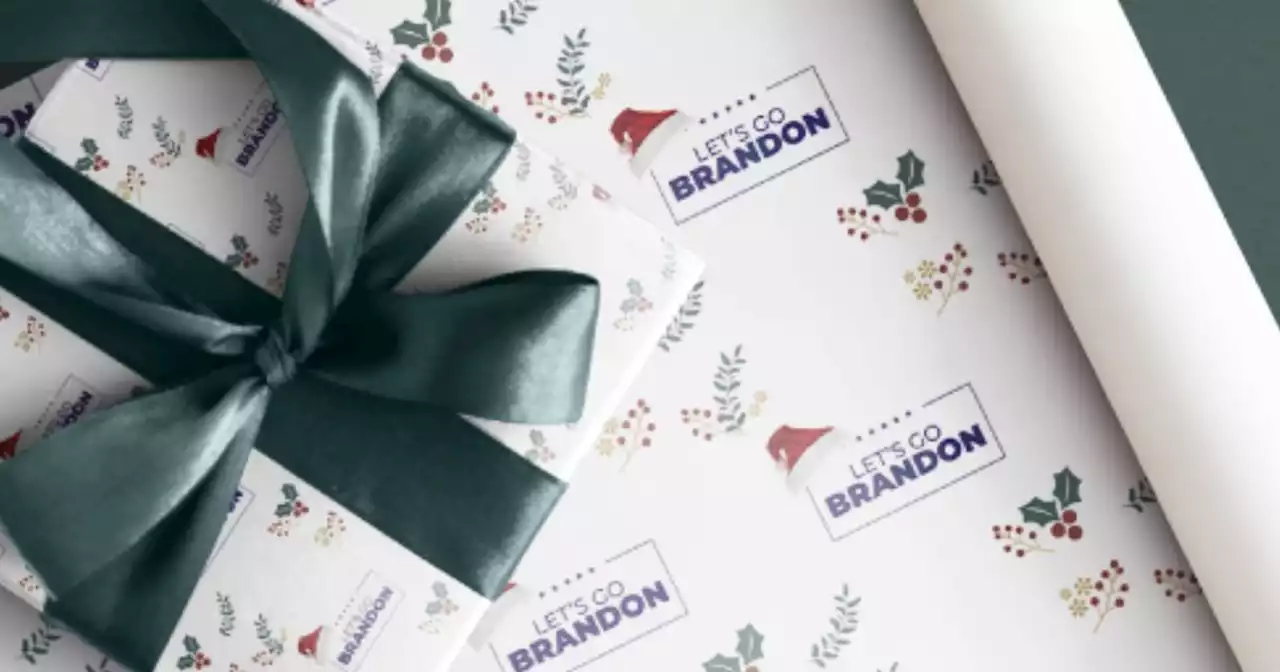 Trump Thinks I’ll Donate $40 for ‘Let’s Go Brandon’ Wrapping Paper