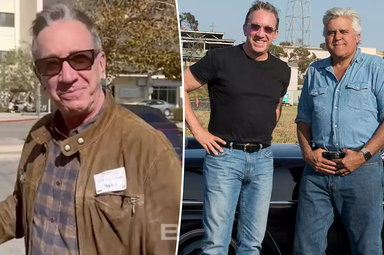 Tim Allen says Jay Leno is still ‘handsome’ after sustaining face burns