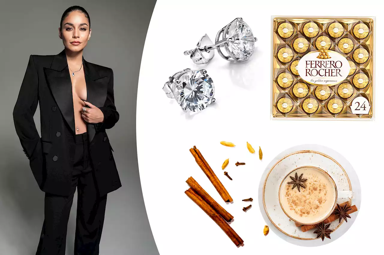 Vanessa Hudgens’ holiday wish list includes chocolate, chai tea and diamonds